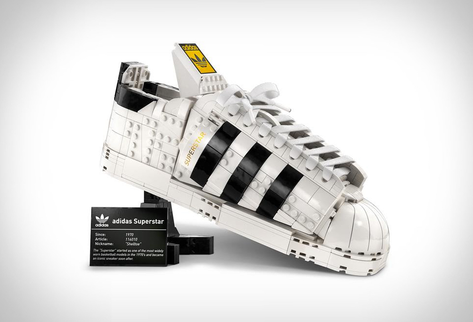Tênis Adidas Superstar Sneaker Com Peças De Lego | Image