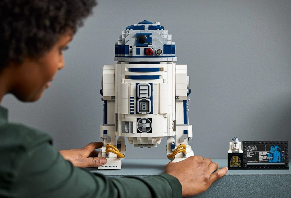 Lego Super Detalhado Do Personagem Robô R2-d2 Do Star Wars | Image