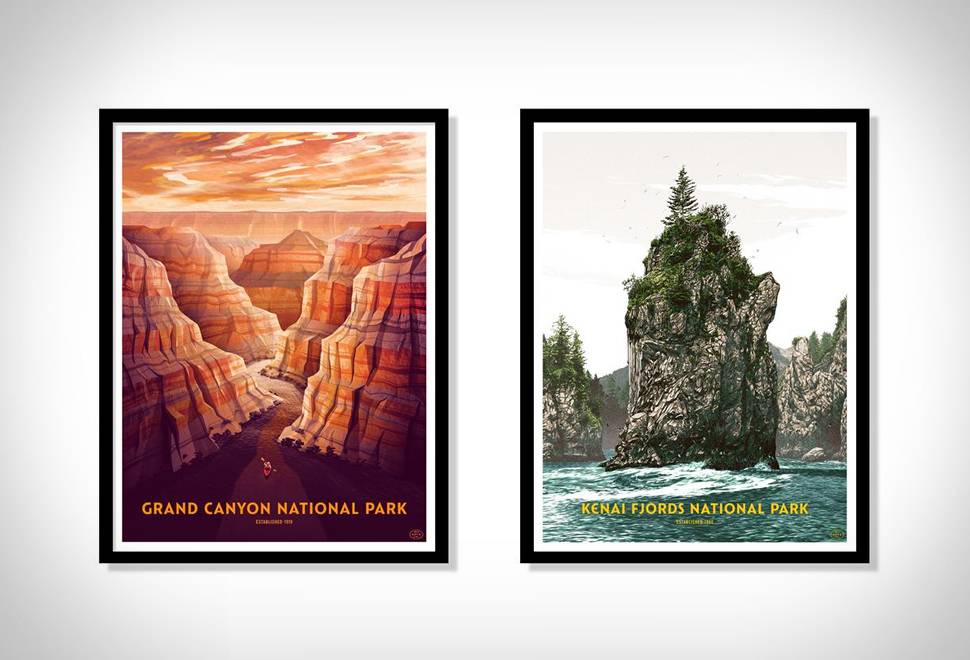 Cartazes - Série Impressão De Parques Nacionais | Image