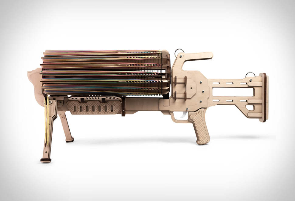 Metralhadora De Elástico - Rubber Band Machine Gun | Image