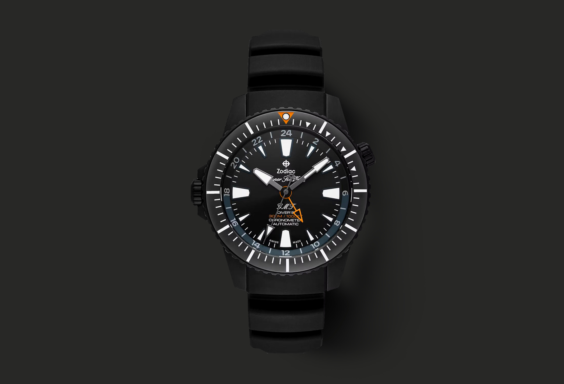 Relógio Zodiac Super Sea Wolf Gmt Pro Diver Watch | Image